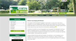 Desktop Screenshot of campinghetbosbad.nl